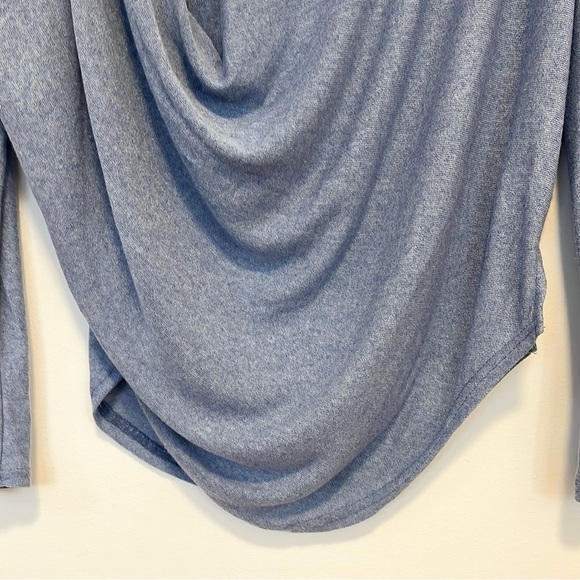 We the Free by Free People Light Blue Drapey Long Sleeve Top , sz XS - Picture 5 of 7